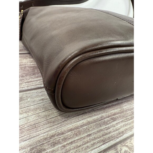 Vintage COACH 4148 Dark Brown Leather Soho Shoulder Bag Made in USA EXCELLENT - Picture 15 of 16